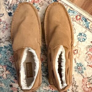 Sperry Women's Tan Suede Slip-On Loafers